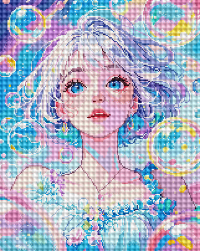 Colorful Bubble Girl