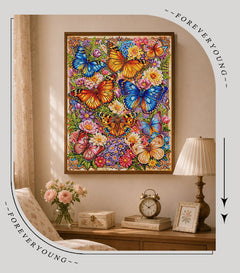 Forever Young®️ DIY - Colorful Butterflies Among Blooms