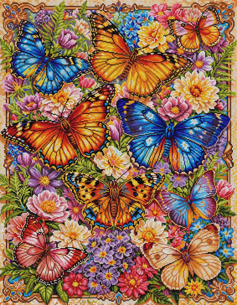 Forever Young®️ DIY - Colorful Butterflies Among Blooms
