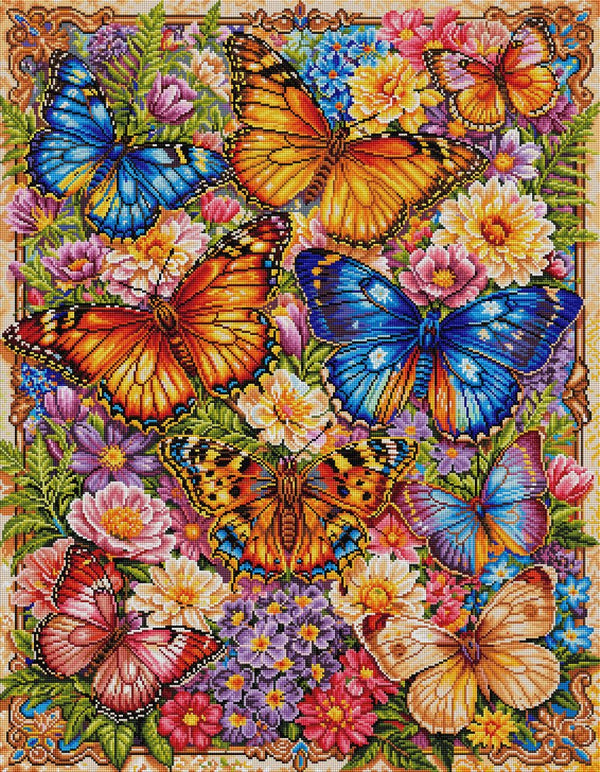 Forever Young®️ DIY - Colorful Butterflies Among Blooms
