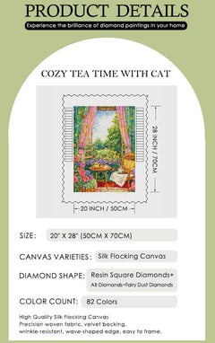 Cozy Tea Time with Cat - Forever Young®️ DIY - 