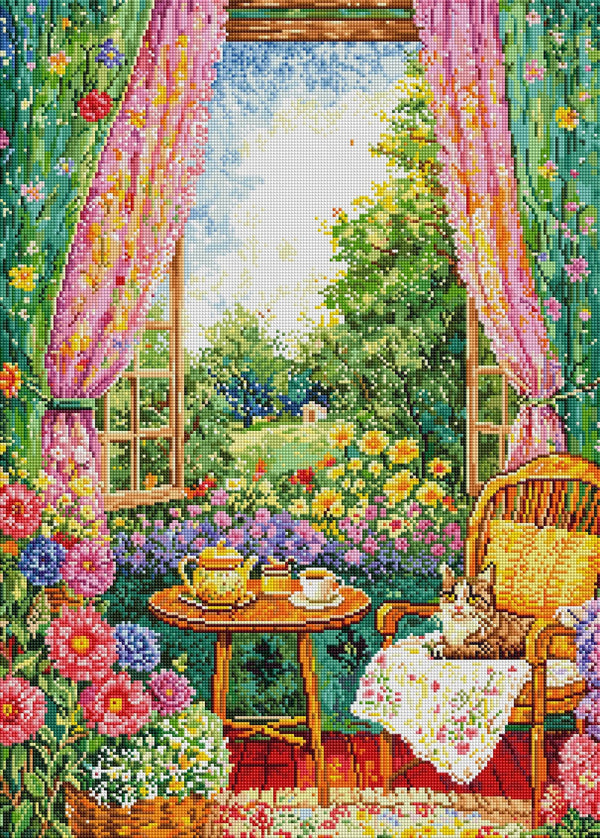 Cozy Tea Time with Cat - Forever Young®️ DIY - 