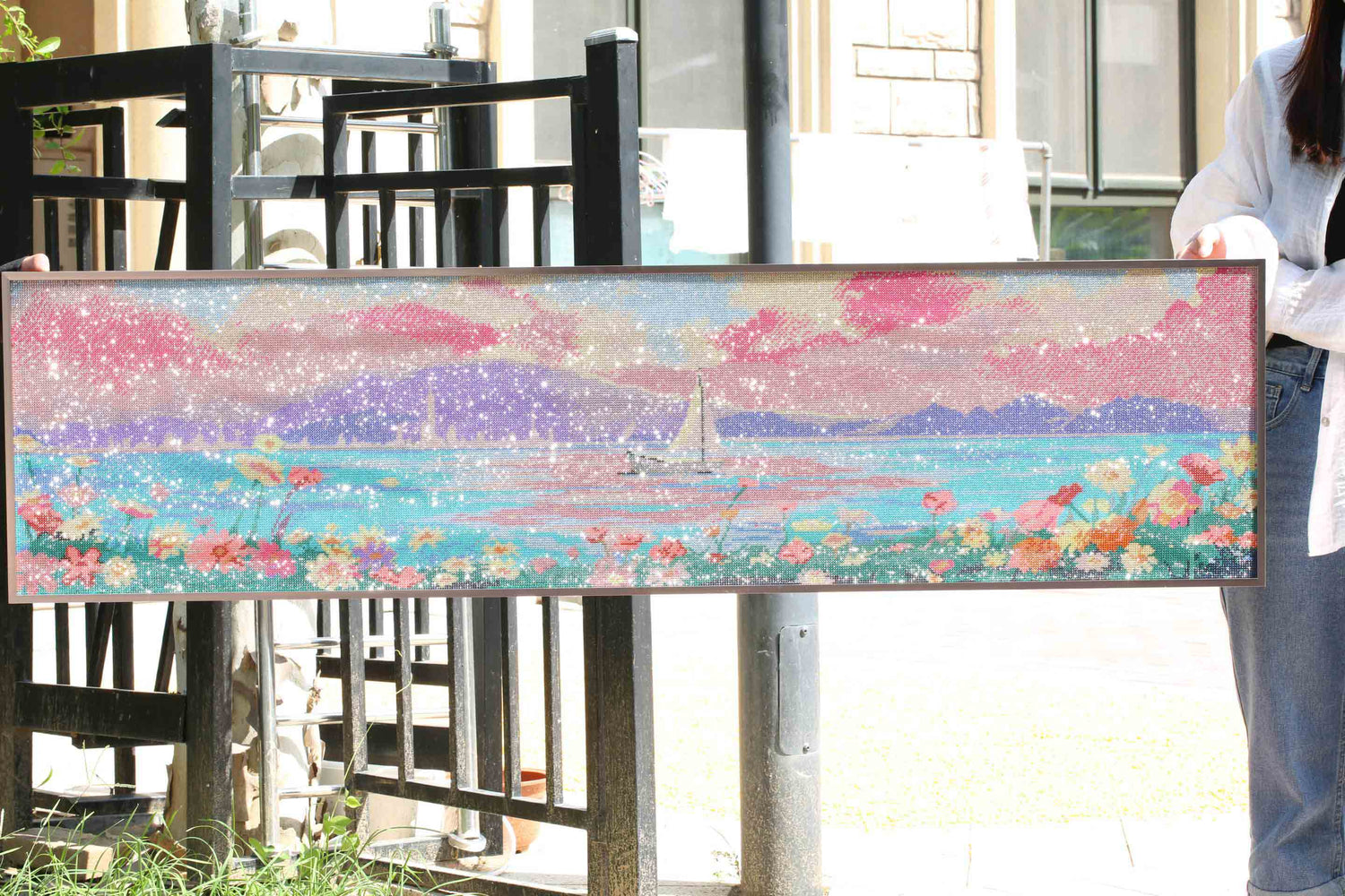 Seaside scenery-Crystal Diamond Painting