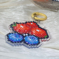 Delicious Breakfast Acrylic Diamond Painting Keychain - Forever Young®️ DIY - 