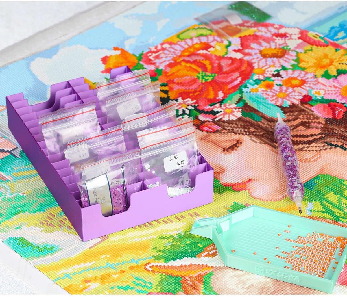 Diamond Painting Drill Bag Storage Box - Forever Young®️ DIY - 
