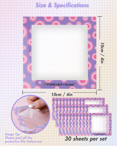 Diamond Painting PET Reusable Release Paper Sheets - Forever Young®️ DIY - 