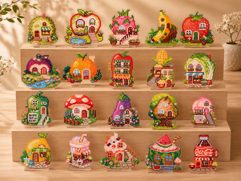 LumiGem Cozy Cottage Collection (With Felt Board)
