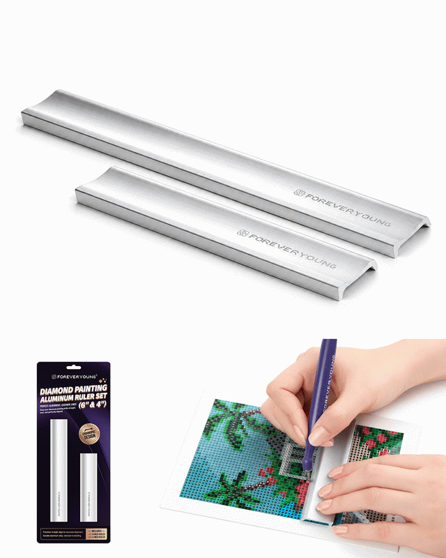 ForeverYoung Diamond Painting Aluminum Alignment Rule