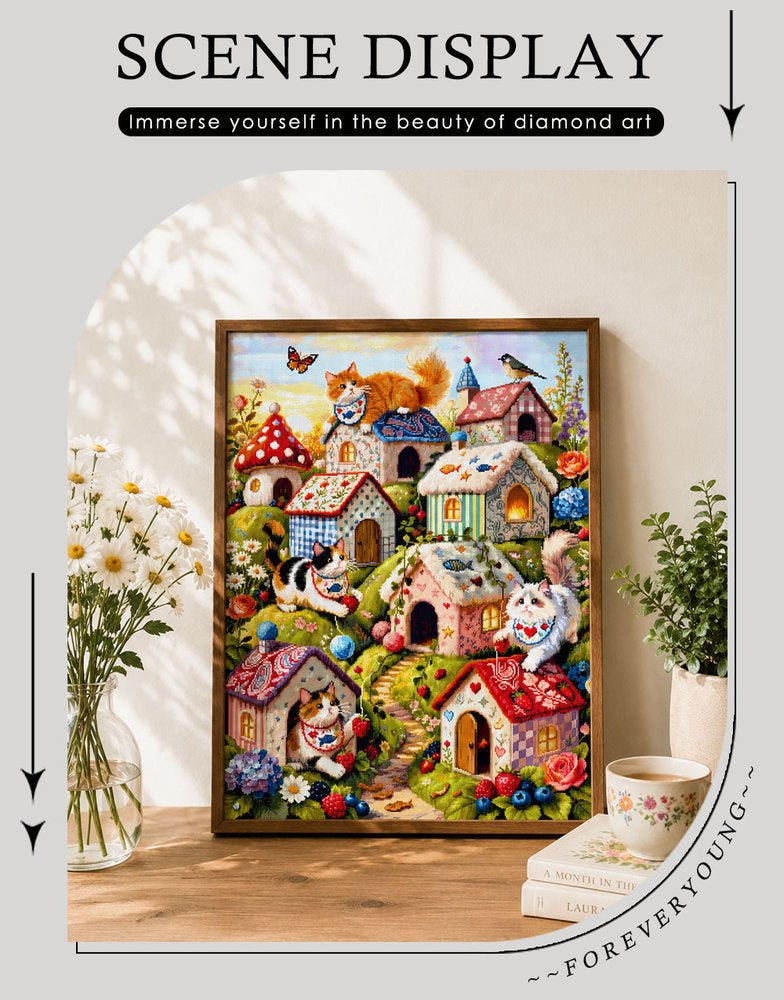 Forever Young®️ DIY - Fairy Tale Village with Kittens