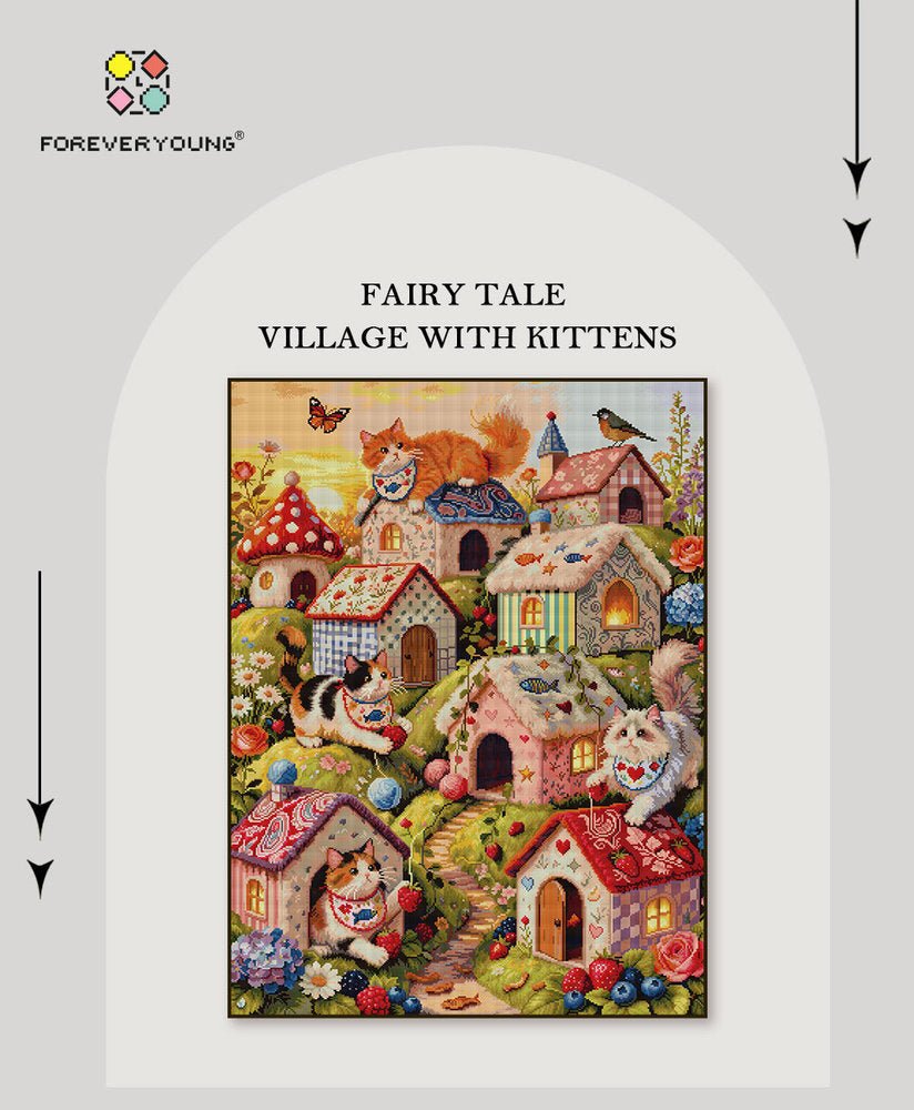 Forever Young®️ DIY - Fairy Tale Village with Kittens