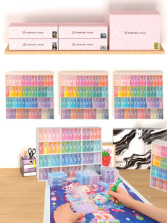 Forever Young 60pcs Containers Trays & Rack - Forever Young®️ DIY - 