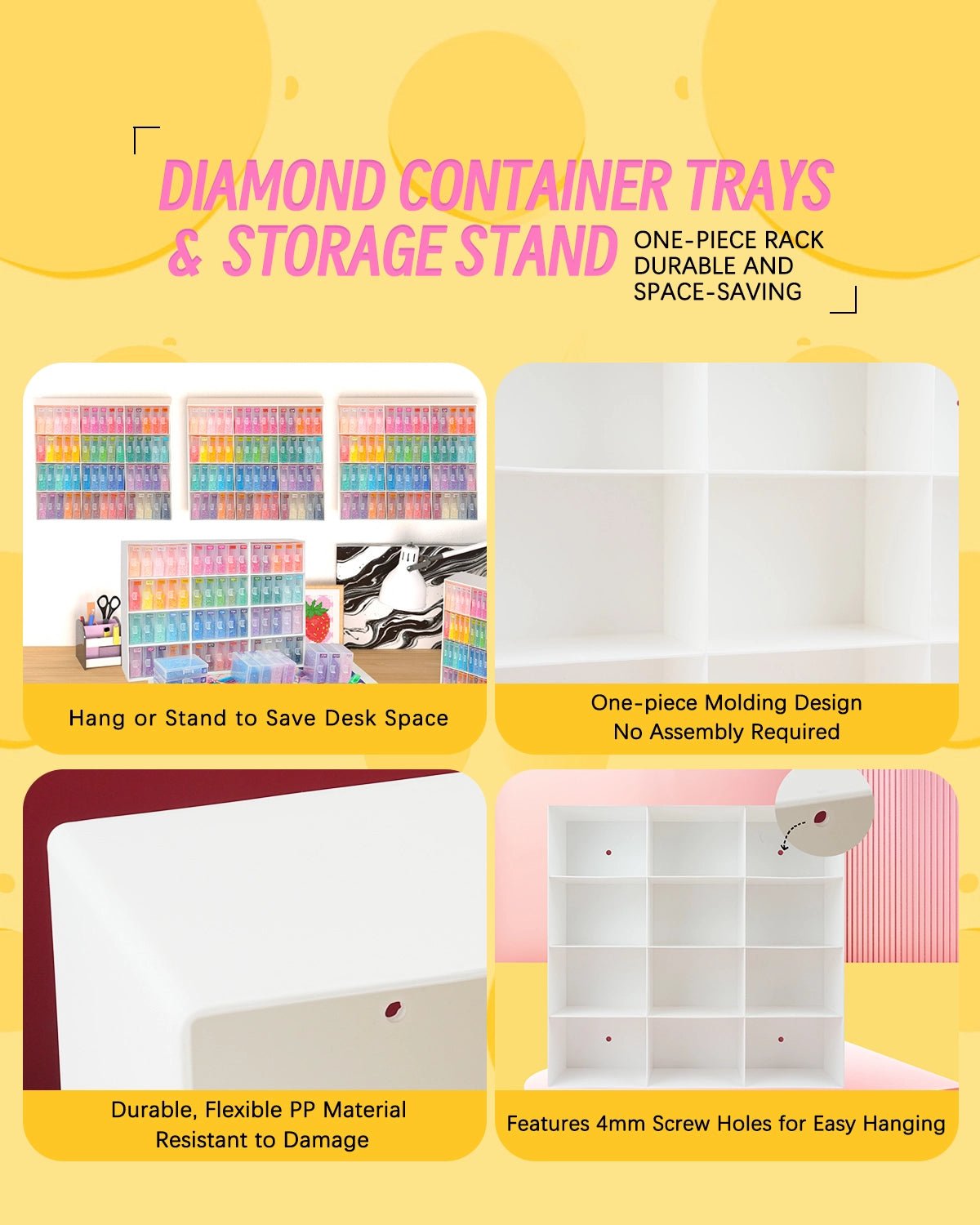 Forever Young 60pcs Containers Trays & Rack - Forever Young®️ DIY - 