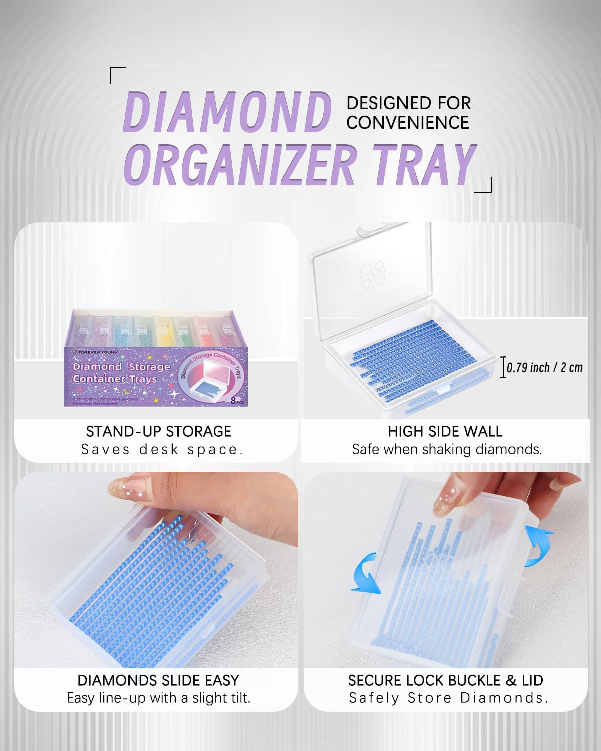 Forever Young 8pcs Containers Trays & Gift Box - Forever Young®️ DIY - 