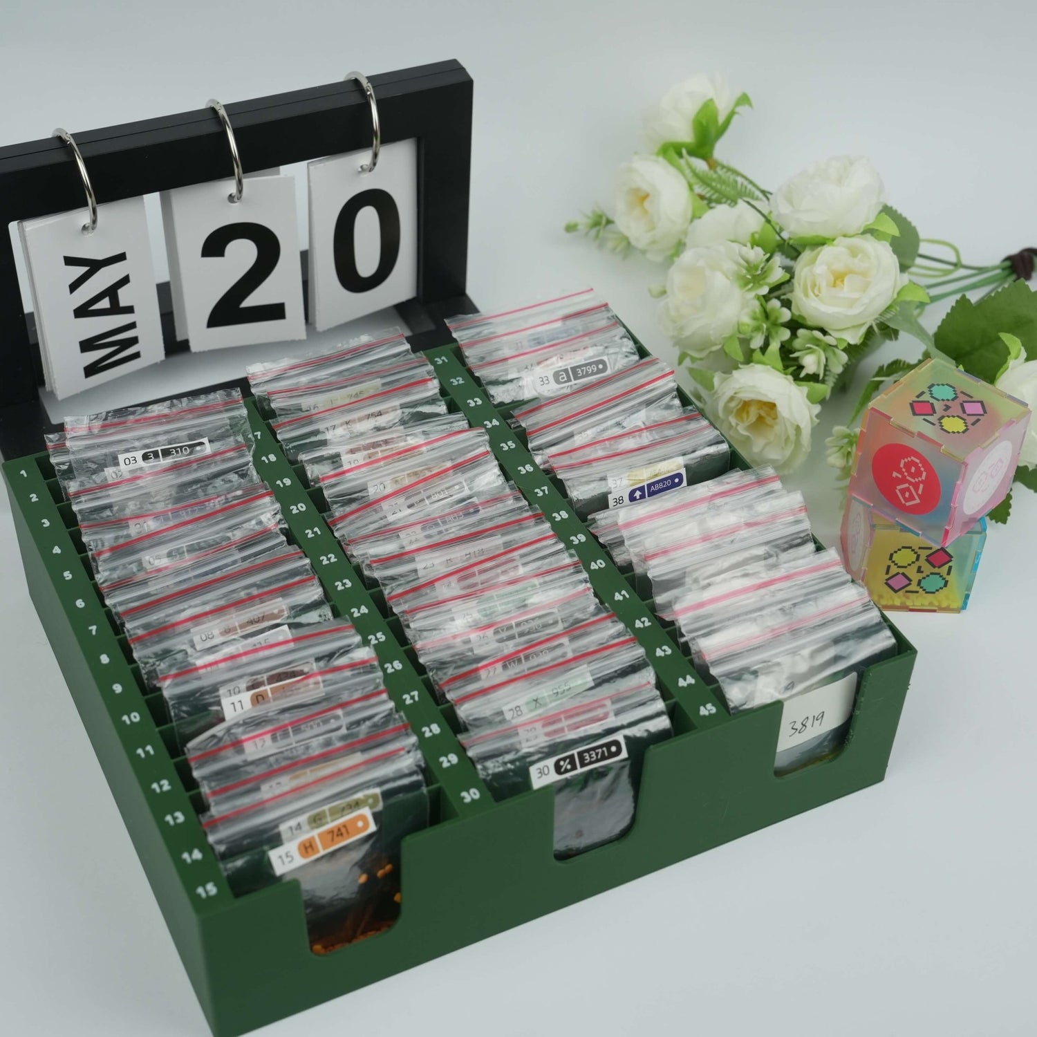 Forever Young Diamond Bag Storage Rack (No.1 - No.45) - Forever Young®️ DIY - 