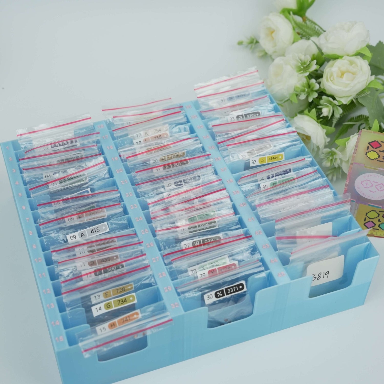 Forever Young Diamond Bag Storage Rack (No.1 - No.45) - Forever Young®️ DIY - 