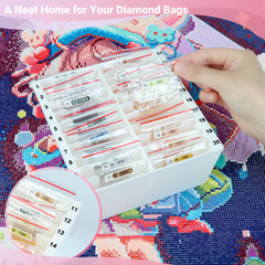 Forever Young Diamond Bag Storage Rack (with number) - Forever Young®️ DIY - 