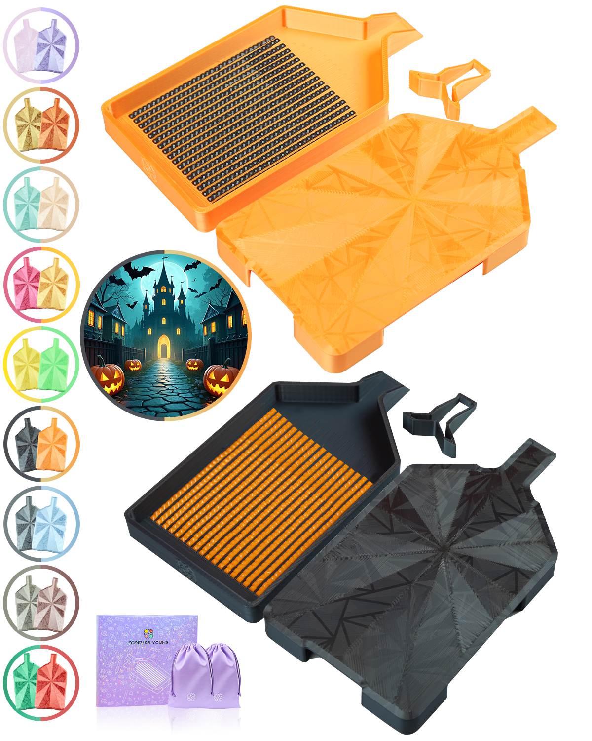 Forever Young Trays: 2 - Pack Set - Halloween Spirit - Forever Young®️ DIY - 
