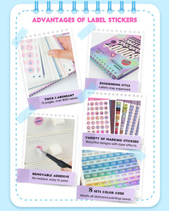 ForeverYoung Diamond Art Label Sticker Book - Forever Young®️ DIY - 