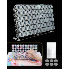 Foreveryoung Diamond Painting Bottle Storage Rack with 60 Jars - Forever Young®️ DIY - 