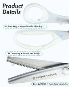 ForeverYoung Scallop Edge Pinking Shears - Forever Young®️ DIY - 