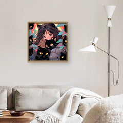 Girl and Cat - Forever Young®️ DIY - 