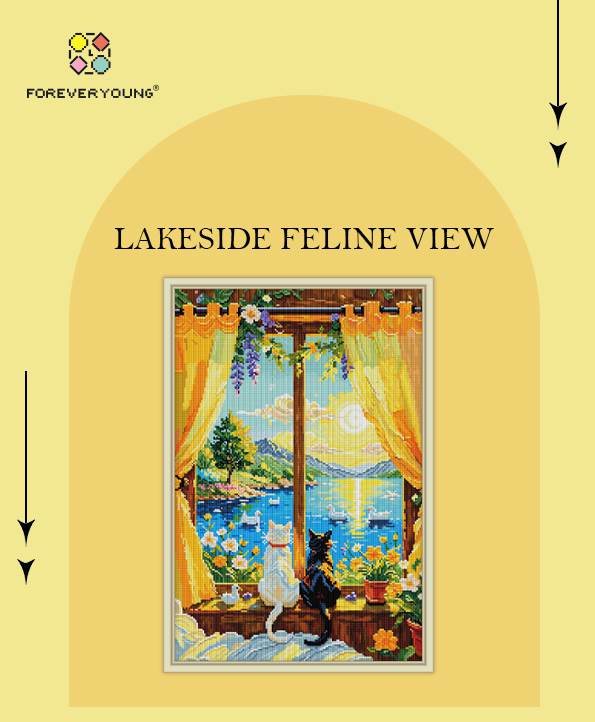 Lakeside Feline View - Forever Young®️ DIY - 