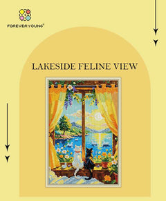 Lakeside Feline View - Forever Young®️ DIY - 
