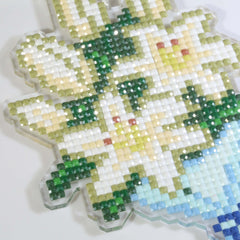 Lily of the Valley Bouquet Acrylic Diamond Art Display Stand - Forever Young®️ DIY - 
