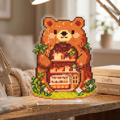 LumiGem Bear Bakery Diamond Painting Stand - Forever Young®️ DIY - 