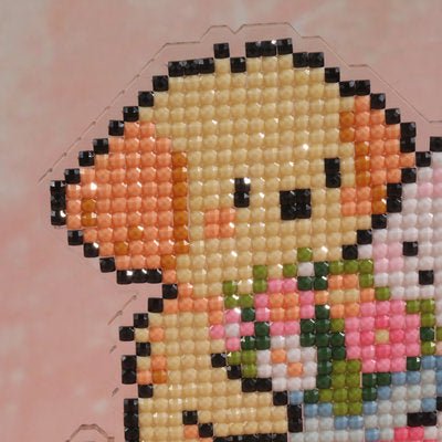 LumiGem Blossom Puppy Diamond Painting Stand - Forever Young®️ DIY - 