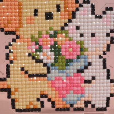 LumiGem Blossom Puppy Diamond Painting Stand - Forever Young®️ DIY - 