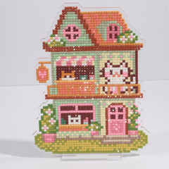 LumiGem Cat Café Diamond Painting Stand - Forever Young®️ DIY - 