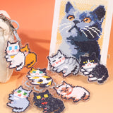 LumiGem Cute Cat DIY Acrylic Diamond Painting Keychain - Forever Young®️ DIY - 