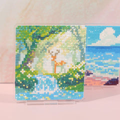 LumiGem Deer Shadows in the Forest Diamond Painting Stand - Forever Young®️ DIY - 
