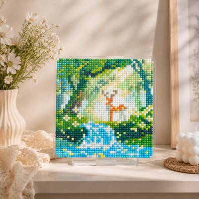 LumiGem Deer Shadows in the Forest Diamond Painting Stand - Forever Young®️ DIY - 