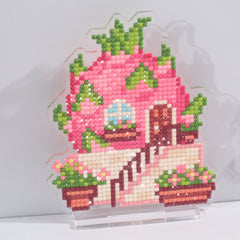 LumiGem Dragon Fruit House Diamond Painting Stand - Forever Young®️ DIY - 