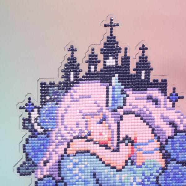 LumiGem Dreaming Mermaid Diamond Painting Stand - Forever Young®️ DIY - 