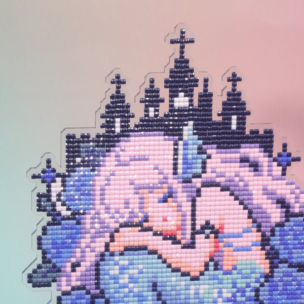 LumiGem Dreaming Mermaid Diamond Painting Stand - Forever Young®️ DIY - 