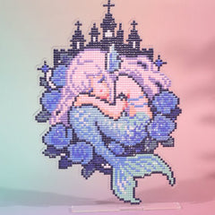 LumiGem Dreaming Mermaid Diamond Painting Stand - Forever Young®️ DIY - 