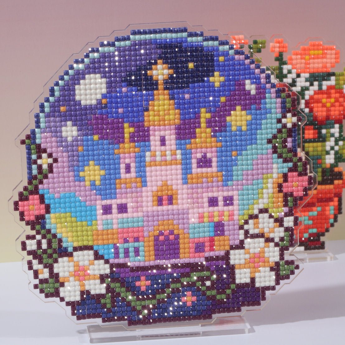 LumiGem Dreamy Star Castle Diamond Painting Stand - Forever Young®️ DIY - 