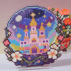 LumiGem Dreamy Star Castle Diamond Painting Stand - Forever Young®️ DIY - 