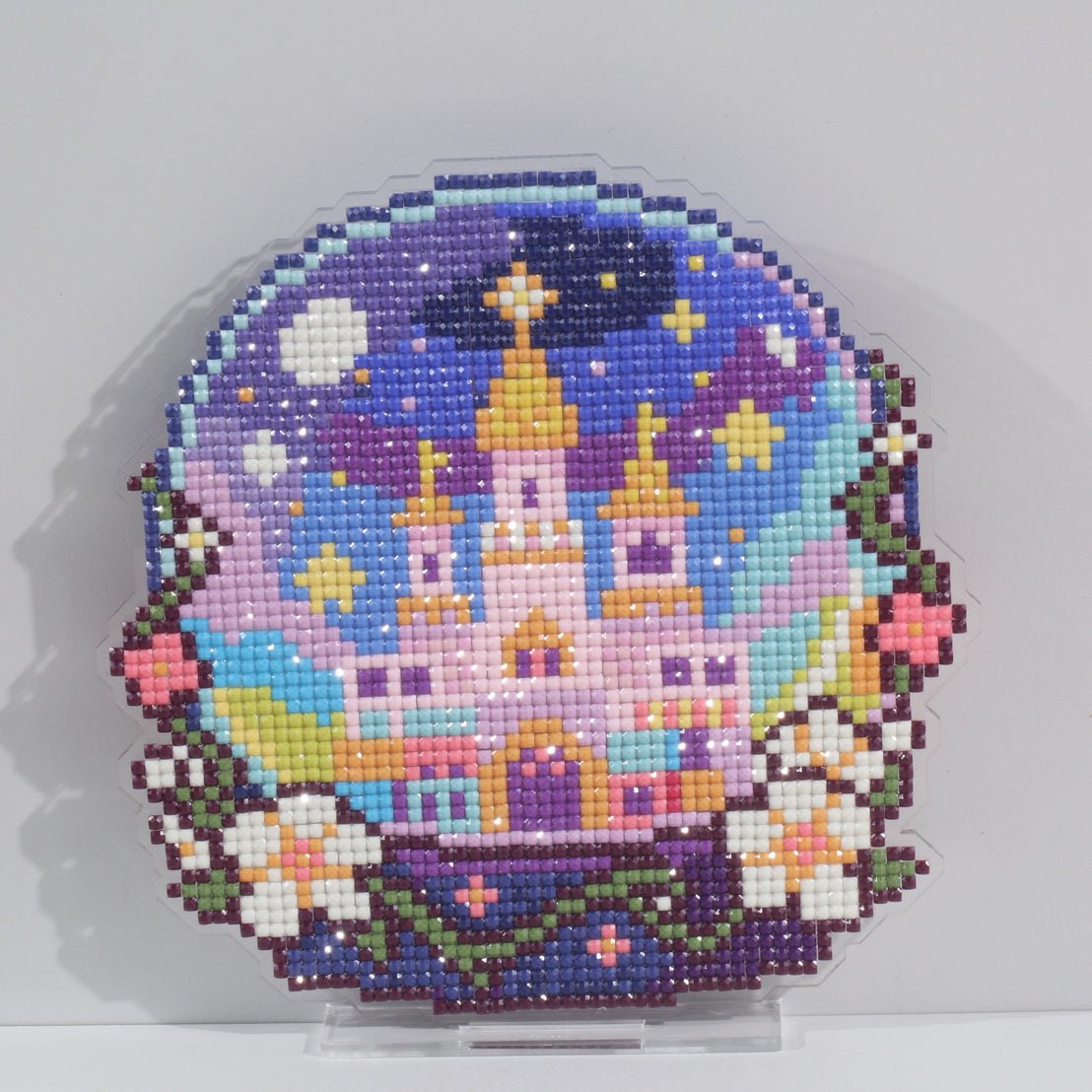 LumiGem Dreamy Star Castle Diamond Painting Stand - Forever Young®️ DIY - 