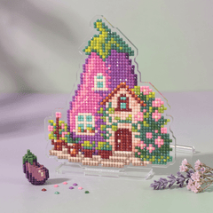 LumiGem Eggplant House Diamond Painting Stand - Forever Young®️ DIY - 