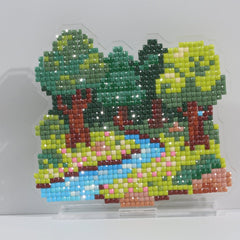 LumiGem Forest Vignette Diamond Painting Stand - Forever Young®️ DIY - 