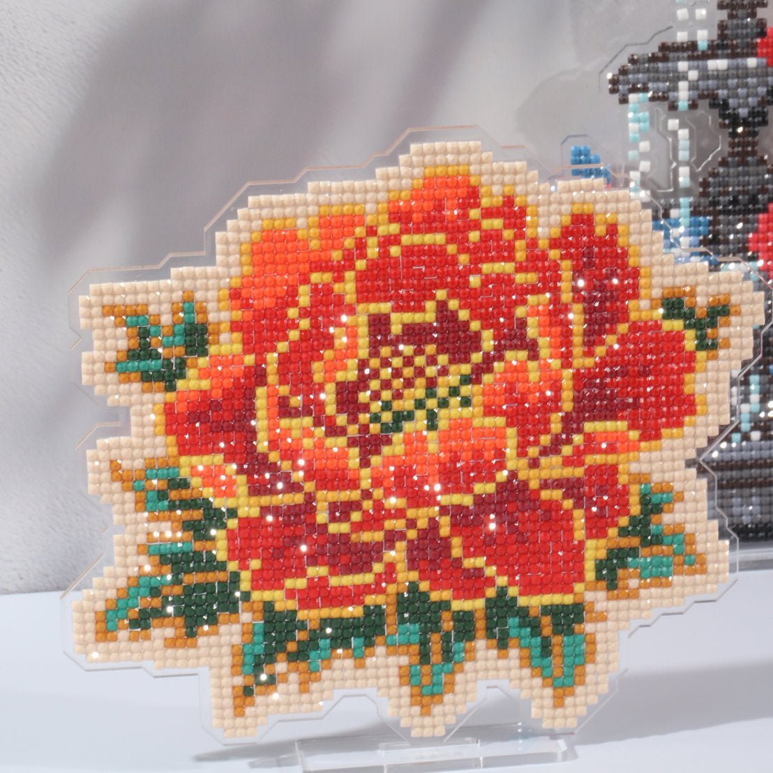 LumiGem Gilded Peony Diamond Painting Stand - Forever Young®️ DIY - 