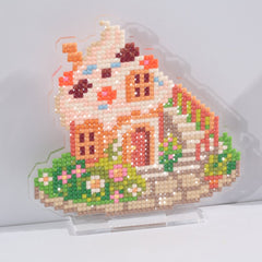 LumiGem Ice Cream House Diamond Painting Stand - Forever Young®️ DIY - 