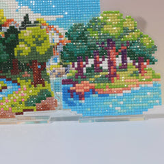 LumiGem Island in the Lake Diamond Painting Stand - Forever Young®️ DIY - 