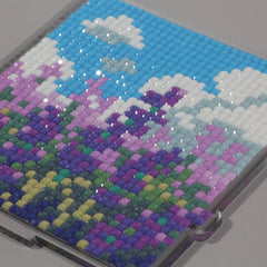 LumiGem Lavender Miniature Scene Diamond Painting Stand - Forever Young®️ DIY - 