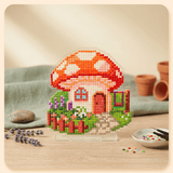 LumiGem Mushroom House Diamond Painting Stand - Forever Young®️ DIY - 
