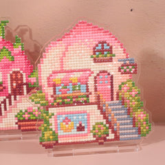 LumiGem Peach Cake Shop Diamond Painting Stand - Forever Young®️ DIY - 